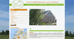 Desktop Screenshot of mariaslust.nl